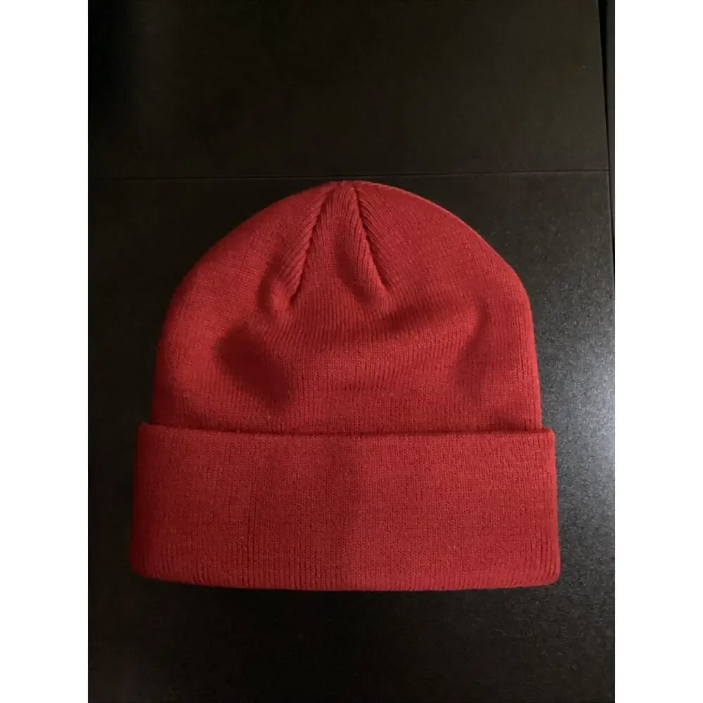 Home Prefer Toddler Beanie Unisex Knit Winter Hat Size 0-2T Red